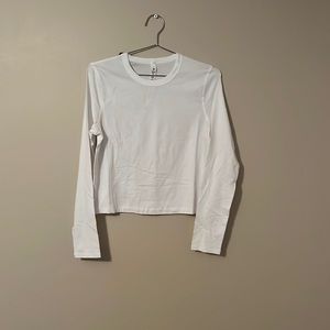 Classic fit cotton blend long sleeve